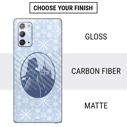 Disney Frozen II Elsa Silhouette Galaxy Note20 5G Skin