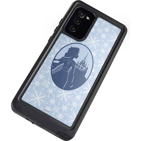 Disney Frozen II Elsa Silhouette Galaxy Note20 5G Waterproof Case