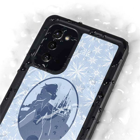 Disney Frozen II Elsa Silhouette Galaxy Note20 5G Waterproof Case