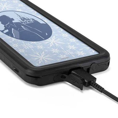 Disney Frozen II Elsa Silhouette Galaxy S20 Plus Waterproof Case