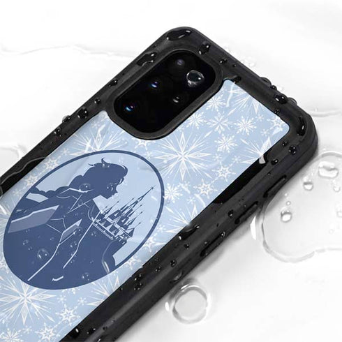Disney Frozen II Elsa Silhouette Galaxy S20 Plus Waterproof Case