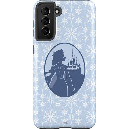 Disney Frozen II Elsa Silhouette Galaxy S21 Plus 5G Pro Case