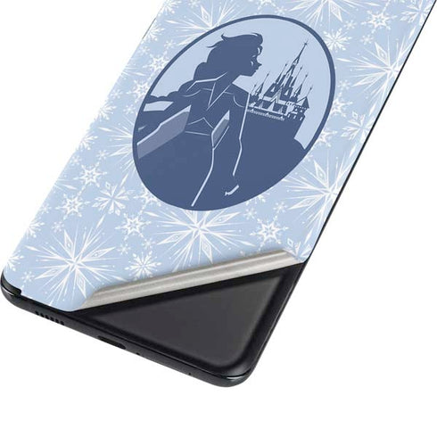 Disney Frozen II Elsa Silhouette Galaxy S21 Plus 5G Skin