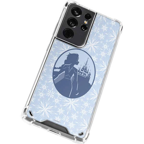 Disney Frozen II Elsa Silhouette Galaxy S21 Ultra 5G Clear Case