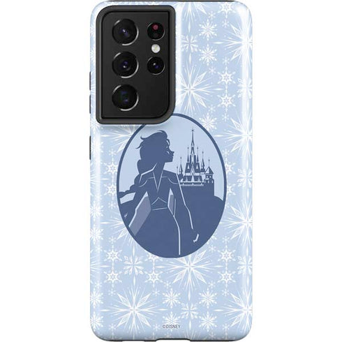 Disney Frozen II Elsa Silhouette Galaxy S21 Ultra 5G Pro Case