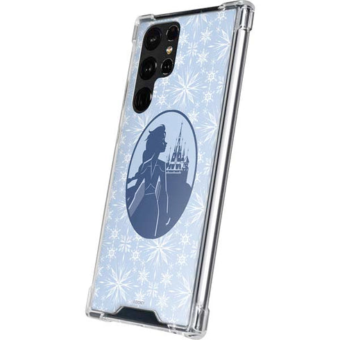 Disney Frozen II Elsa Silhouette Galaxy S22 Ultra Clear Case