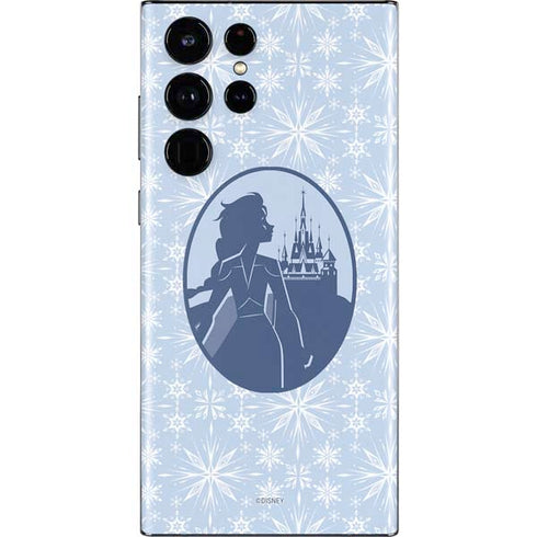Disney Frozen II Elsa Silhouette Galaxy S22 Ultra Skin
