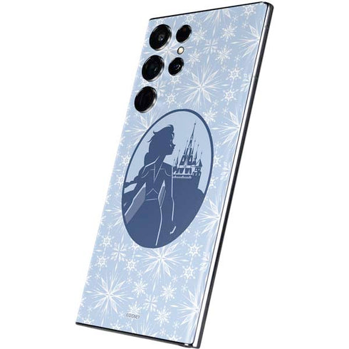 Disney Frozen II Elsa Silhouette Galaxy S22 Ultra Skin
