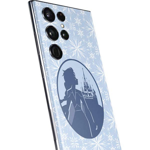 Disney Frozen II Elsa Silhouette Galaxy S22 Ultra Skin