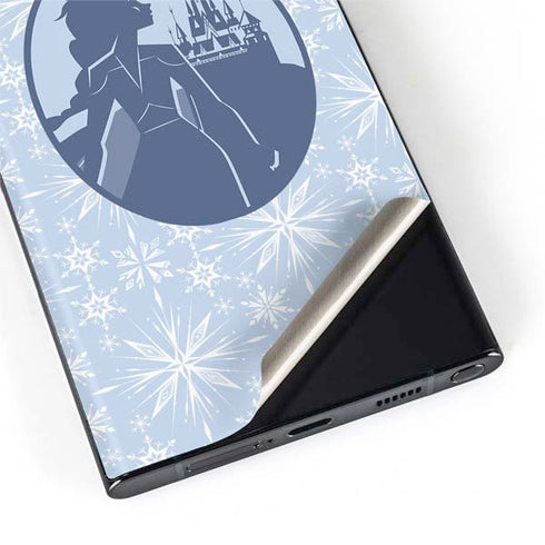 Disney Frozen II Elsa Silhouette Galaxy S22 Ultra Skin