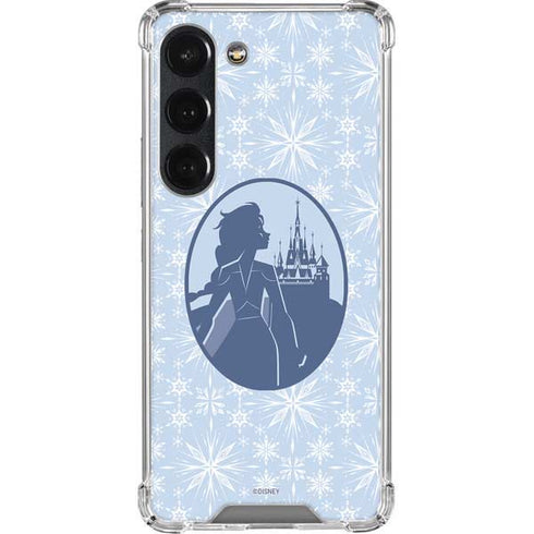 Disney Frozen II Elsa Silhouette Galaxy S23 Clear Case