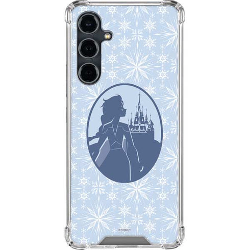 Disney Frozen II Elsa Silhouette Galaxy S23 FE Clear Case