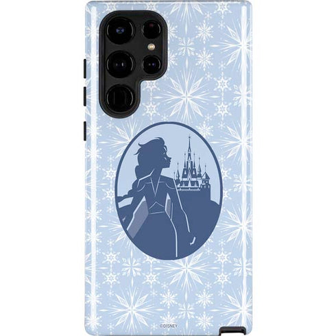 Disney Frozen II Elsa Silhouette Galaxy S24 Ultra Impact Case