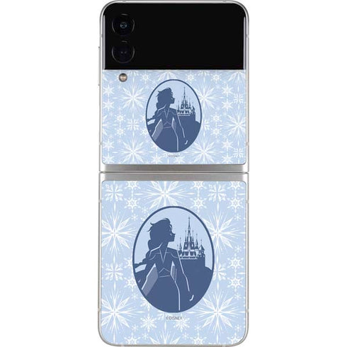 Disney Frozen II Elsa Silhouette Galaxy Z Flip3 5G Skin