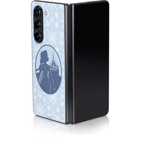 Disney Frozen II Elsa Silhouette Galaxy Z Fold5 5G Skin