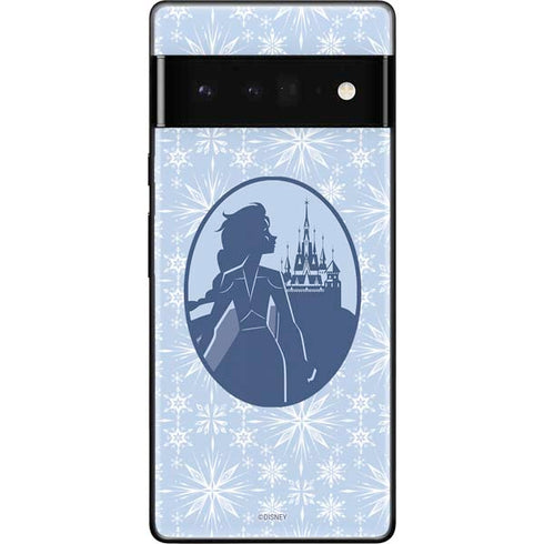 Disney Frozen II Elsa Silhouette Google Pixel 6 Pro Skin