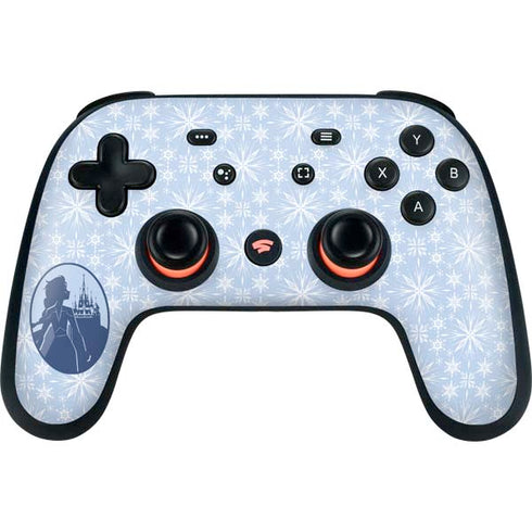 Disney Frozen II Elsa Silhouette Google Stadia Controller Skin