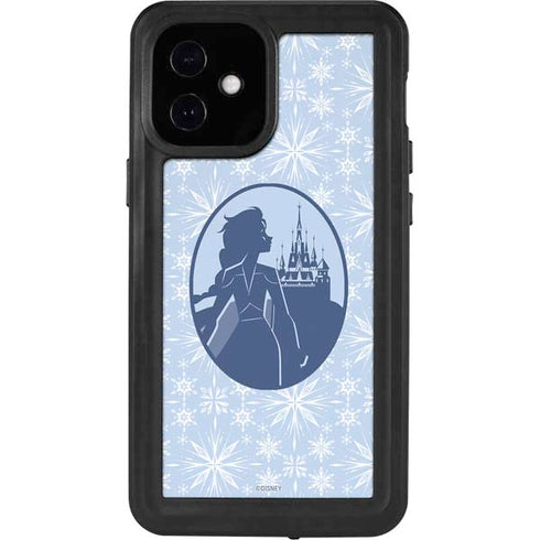 Disney Frozen II Elsa Silhouette iPhone 12 Mini Waterproof Case