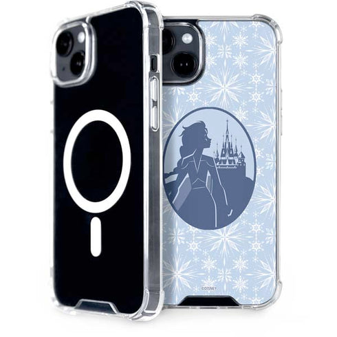 Disney Frozen II Elsa Silhouette iPhone 15 MagSafe Case