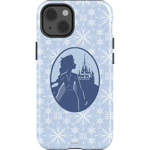 Disney Frozen II Elsa Silhouette iPhone 15 Impact Case