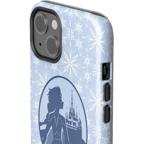 Disney Frozen II Elsa Silhouette iPhone 15 Impact Case