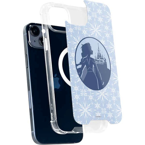 Disney Frozen II Elsa Silhouette iPhone 15 Plus MagSafe Case