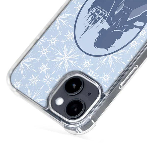 Disney Frozen II Elsa Silhouette iPhone 15 Plus MagSafe Case