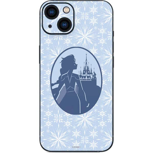 Disney Frozen II Elsa Silhouette iPhone 15 Plus Skin
