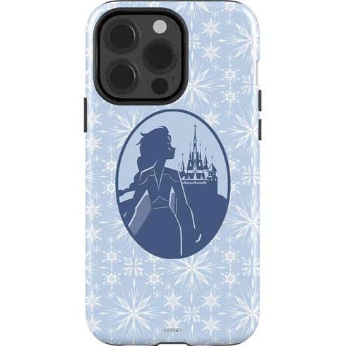 Disney Frozen II Elsa Silhouette iPhone 15 Pro Impact Case