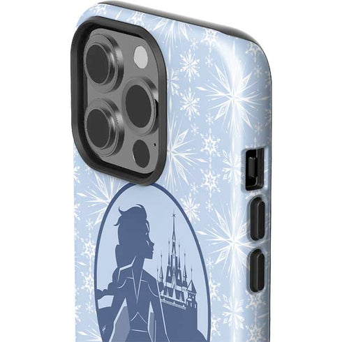 Disney Frozen II Elsa Silhouette iPhone 15 Pro Impact Case