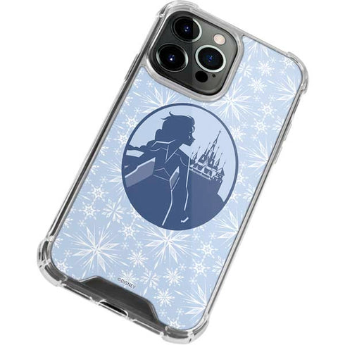Disney Frozen II Elsa Silhouette iPhone 15 Pro Max Clear Case