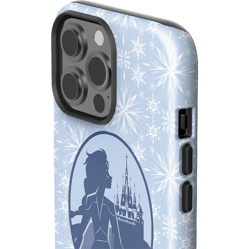 Disney Frozen II Elsa Silhouette iPhone 15 Pro Max Impact Case