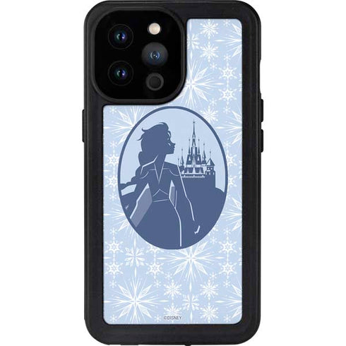 Disney Frozen II Elsa Silhouette iPhone 14 Pro Max Waterproof Case