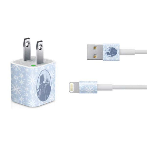 Disney Frozen II Elsa Silhouette iPhone Charger (5W USB) Skin
