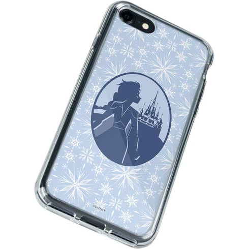 Disney Frozen II Elsa Silhouette iPhone SE (2nd & 3rd Gen) Clear Case