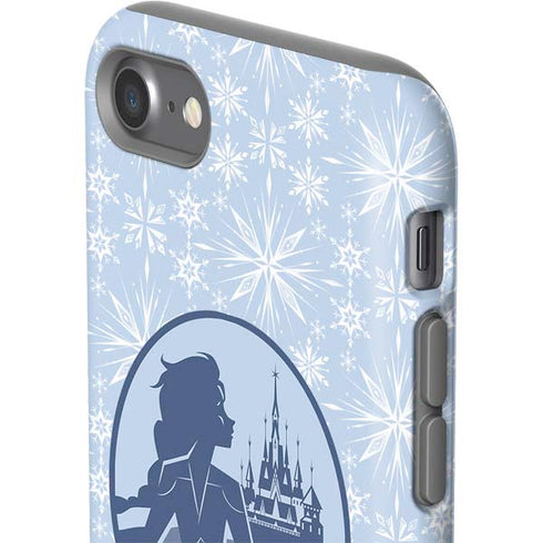 Disney Frozen II Elsa Silhouette iPhone SE (2nd & 3rd Gen) Pro Case
