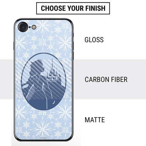 Disney Frozen II Elsa Silhouette iPhone SE (2nd & 3rd Gen) Skin