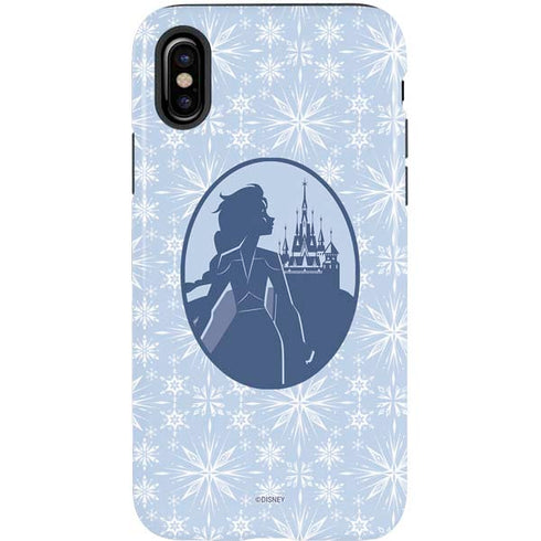 Disney Frozen II Elsa Silhouette iPhone XS Pro Case