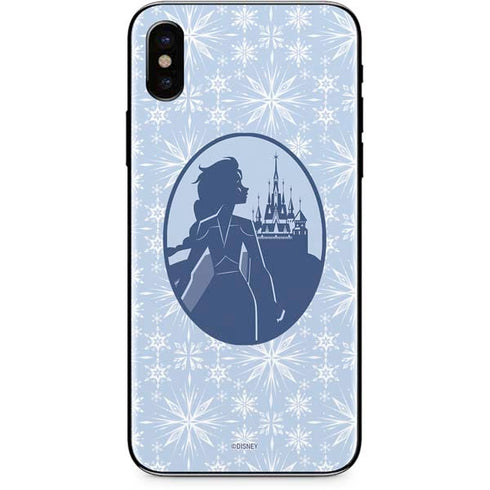 Disney Frozen II Elsa Silhouette iPhone XS Skin