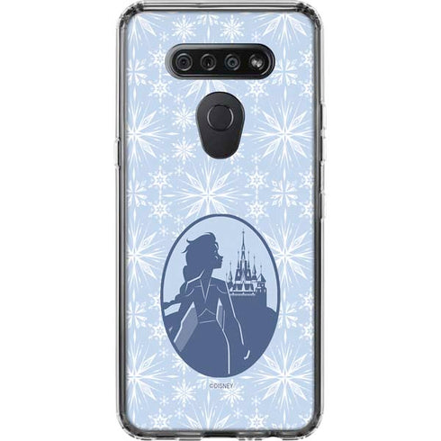 Disney Frozen II Elsa Silhouette LG K51/Q51 Clear Case