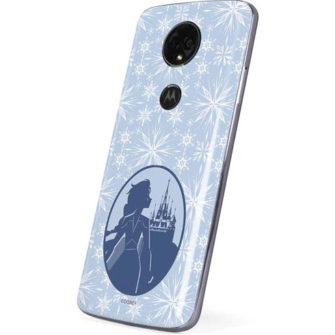 Disney Frozen II Elsa Silhouette Moto E5 Plus Skin