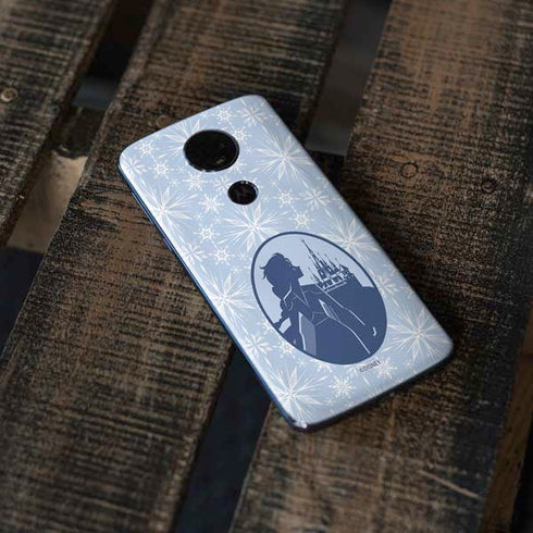 Disney Frozen II Elsa Silhouette Moto E5 Plus Skin
