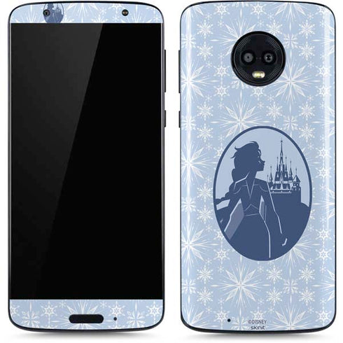 Disney Frozen II Elsa Silhouette Moto G6 Skin