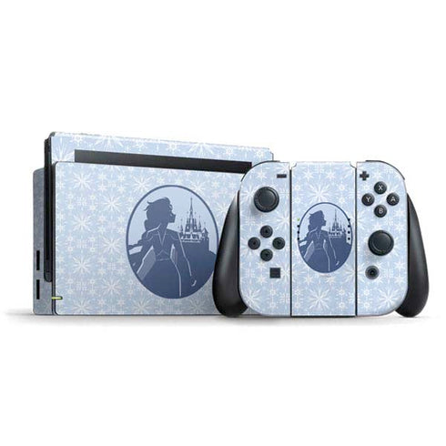Disney Frozen II Elsa Silhouette Nintendo Switch Bundle Skin