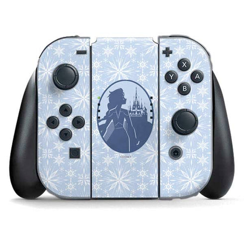 Disney Frozen II Elsa Silhouette Nintendo Switch (2017-2021) Joy-Con Controller Skin