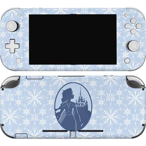 Disney Frozen II Elsa Silhouette Nintendo Switch Lite Skin