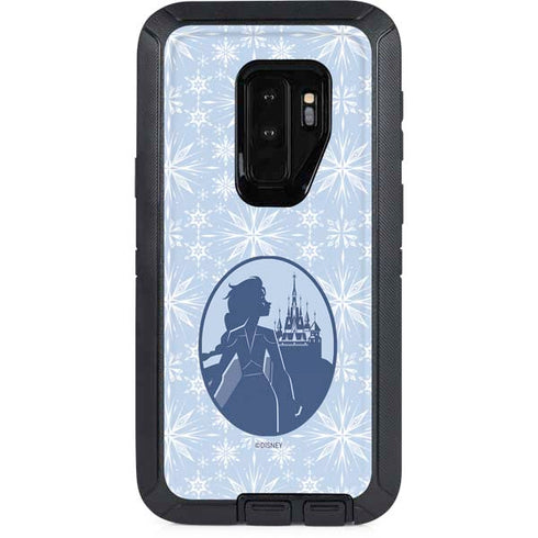 Disney Frozen II Elsa Silhouette Otterbox Defender Galaxy Skin
