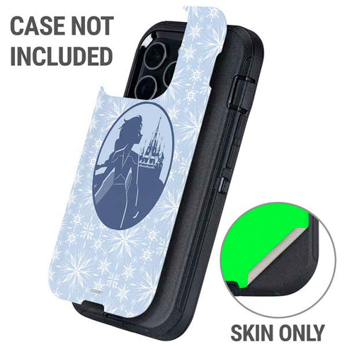Disney Frozen II Elsa Silhouette Otterbox Defender iPhone Skin