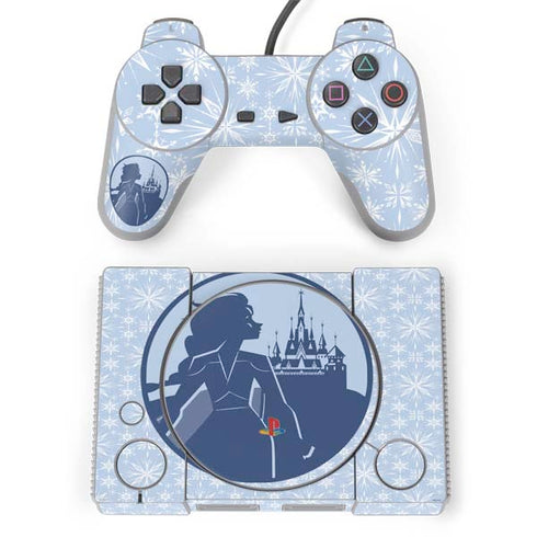 Disney Frozen II Elsa Silhouette PlayStation Classic Bundle Skin