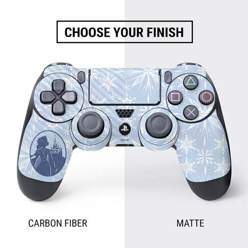 Disney Frozen II Elsa Silhouette PS4 Controller Skin